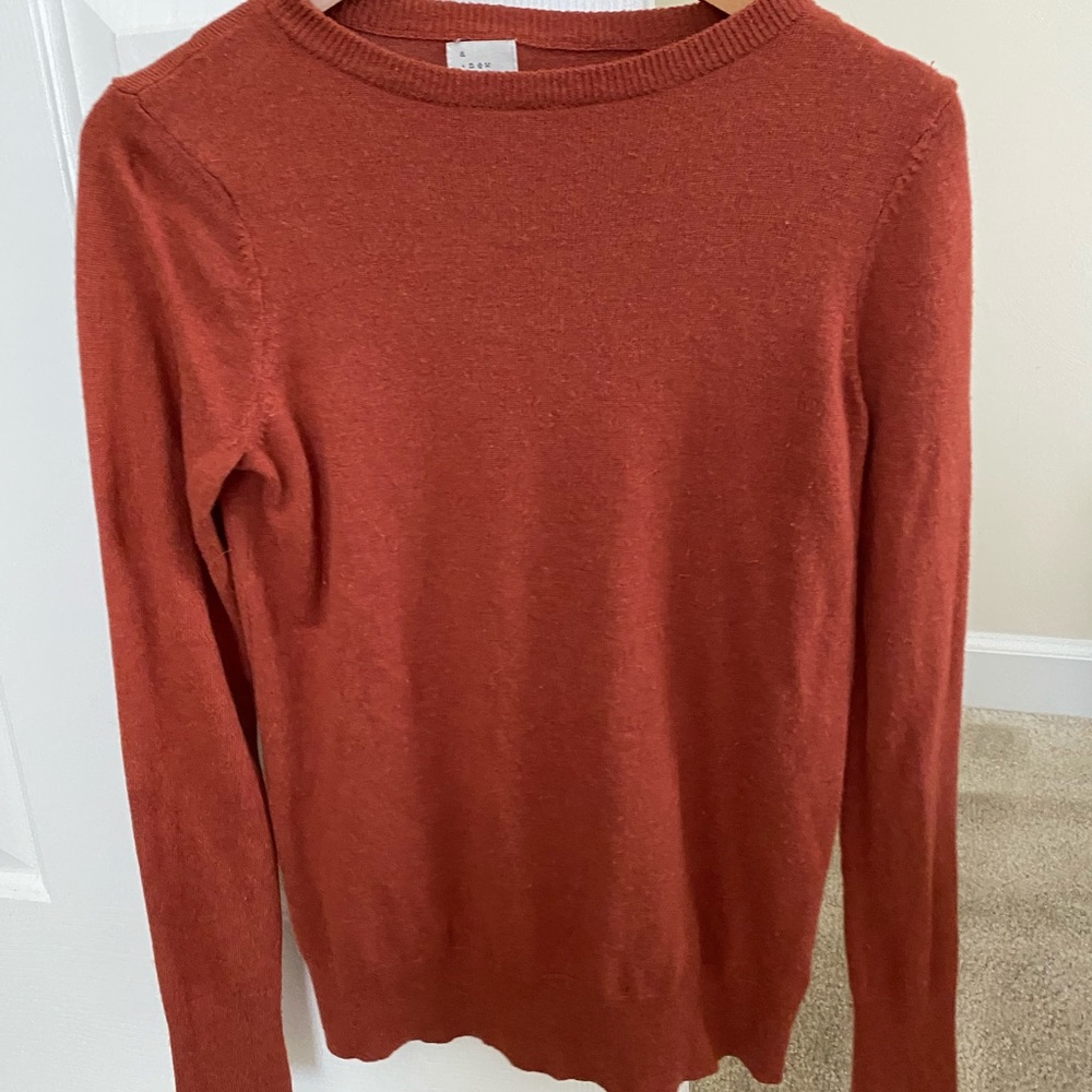 Orange sweater
